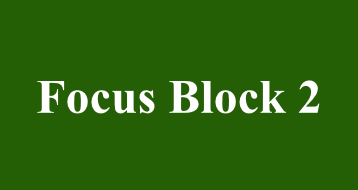 Focus Block 2